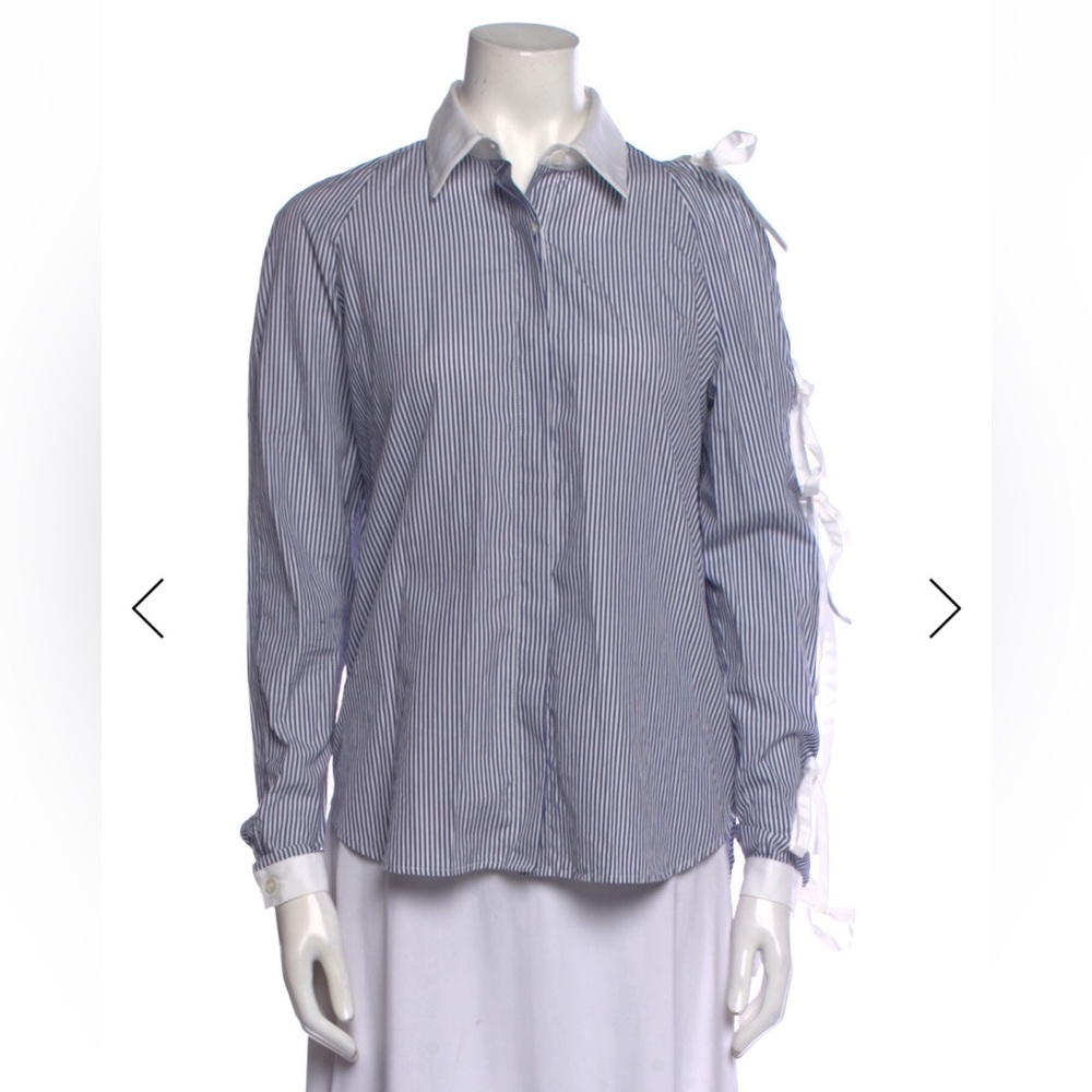 Sandy Liang Striped Top Arm Ties